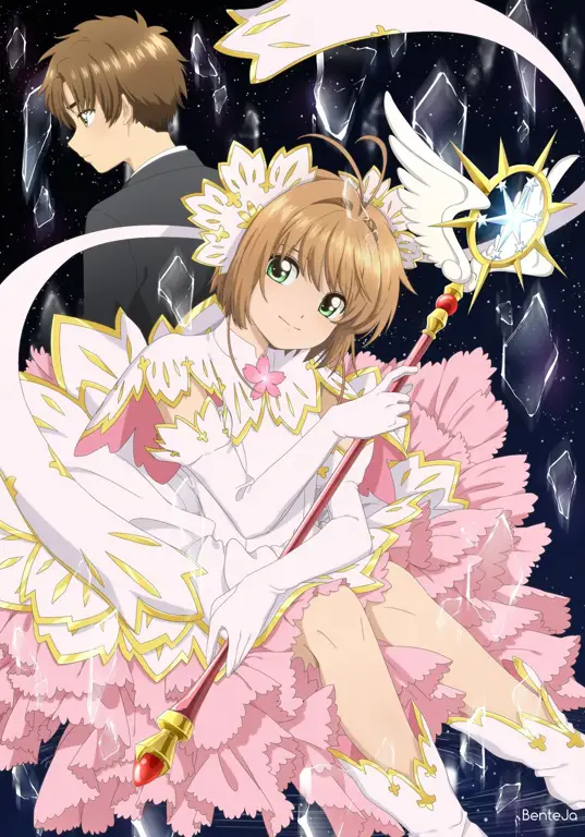 Sakura dan Syaoran dalam Cardcaptor Sakura Clear Card