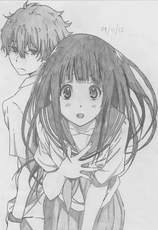 Houtarou Oreki dan Eru Chitanda