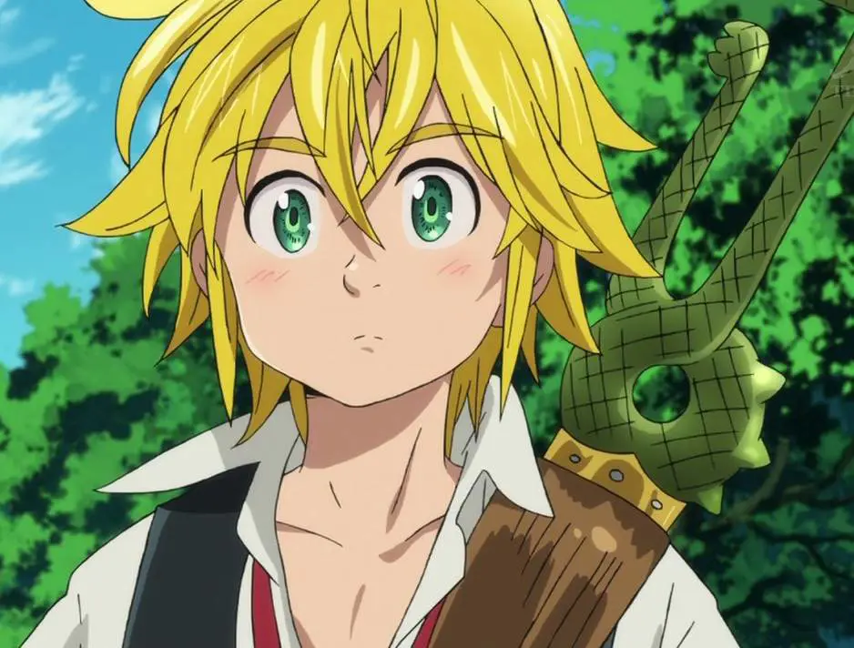 Gambar Meliodas dan Elizabeth dari Nanatsu no Taizai