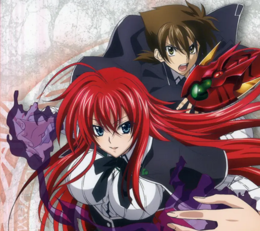 Issei Hyoudou dan Rias Gremory, karakter utama High School DxD