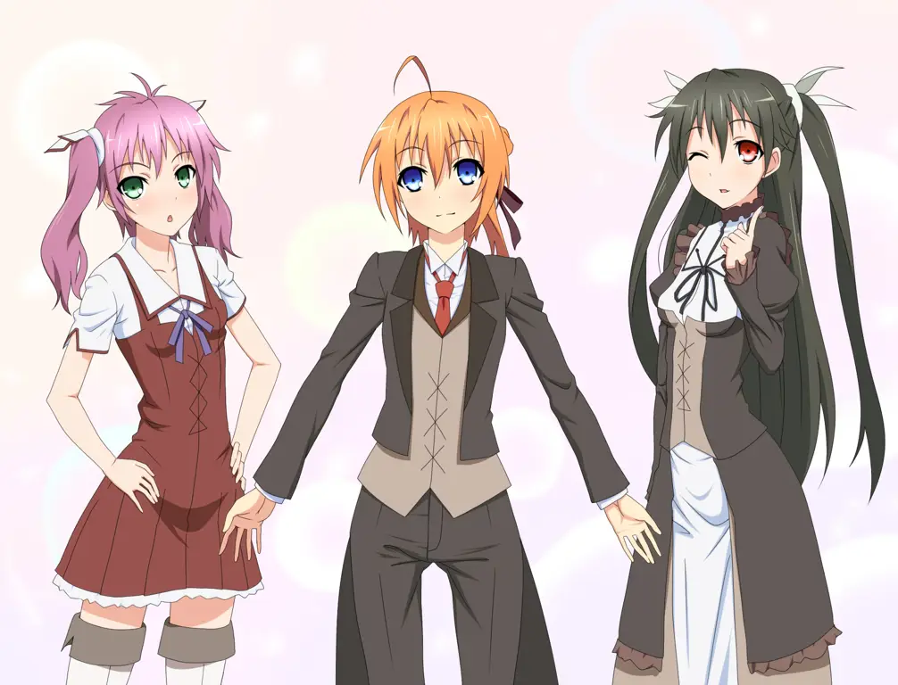 Gambar Kanade dan Jiro dari Mayo Chiki!