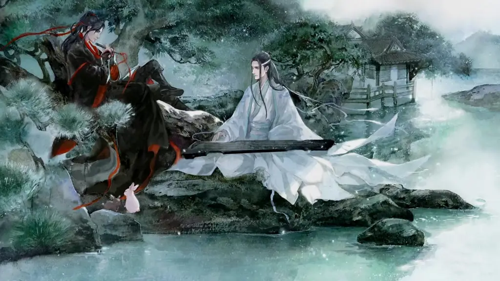 Gambar Wei Wuxian dan Lan Wangji dari Mo Dao Zu Shi