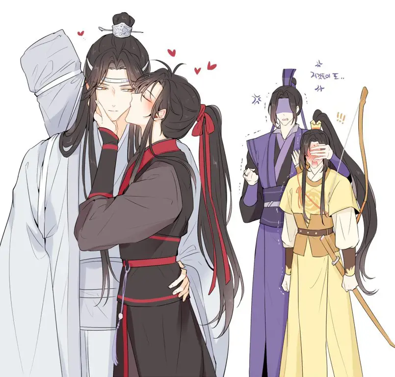 Gambar Wei Wuxian dan Lan Wangji dari Mo Dao Zu Shi