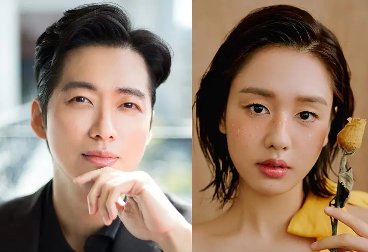 Foto Namgoong Min dan Ahn Eun-jin sebagai pemeran utama My Dearest