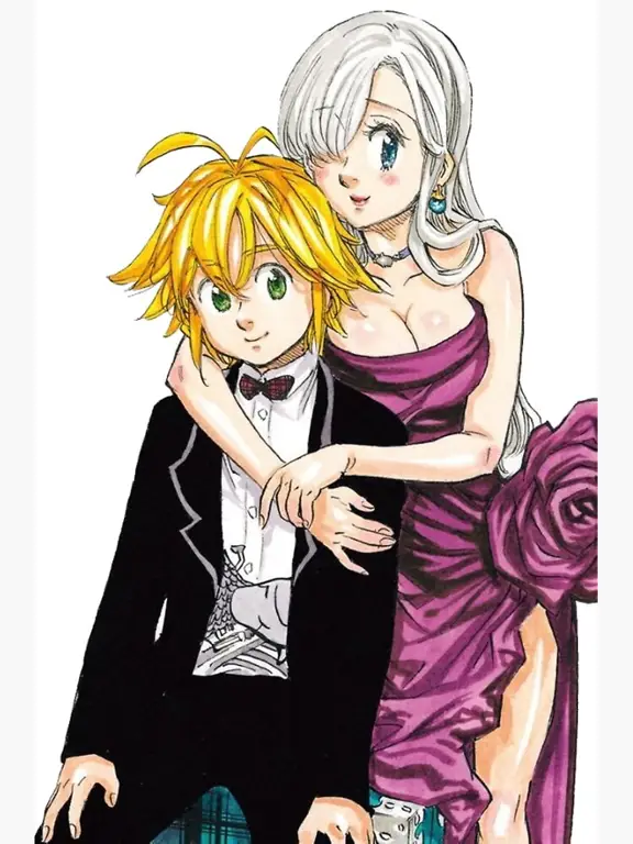 Meliodas dan Elizabeth dari Nanatsu no Taizai