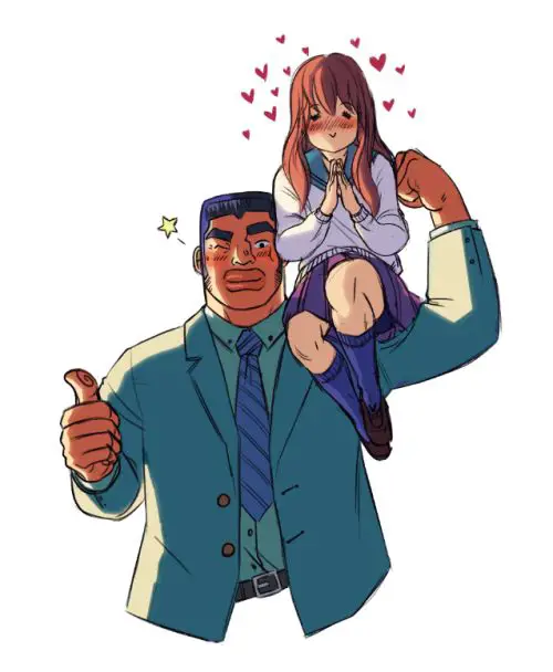 Takeo Gouda dan Rinko Yamato, karakter utama Ore Monogatari