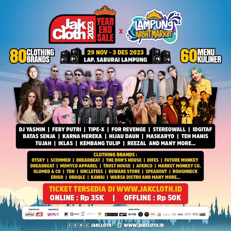 Pasar Malam Semarak HUT Kota Bandar Lampung Kemeriahan Pasar Malam HUT Kota Bandar Lampung