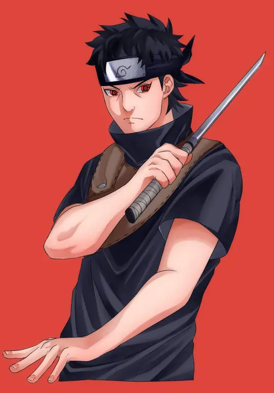 Gambar pedang Itachi Uchiha