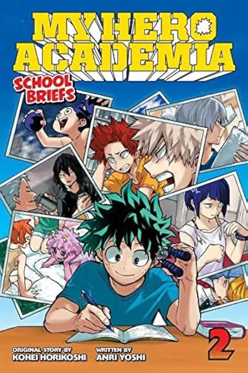 Gambar para karakter Boku no Hero Academia sedang berlatih