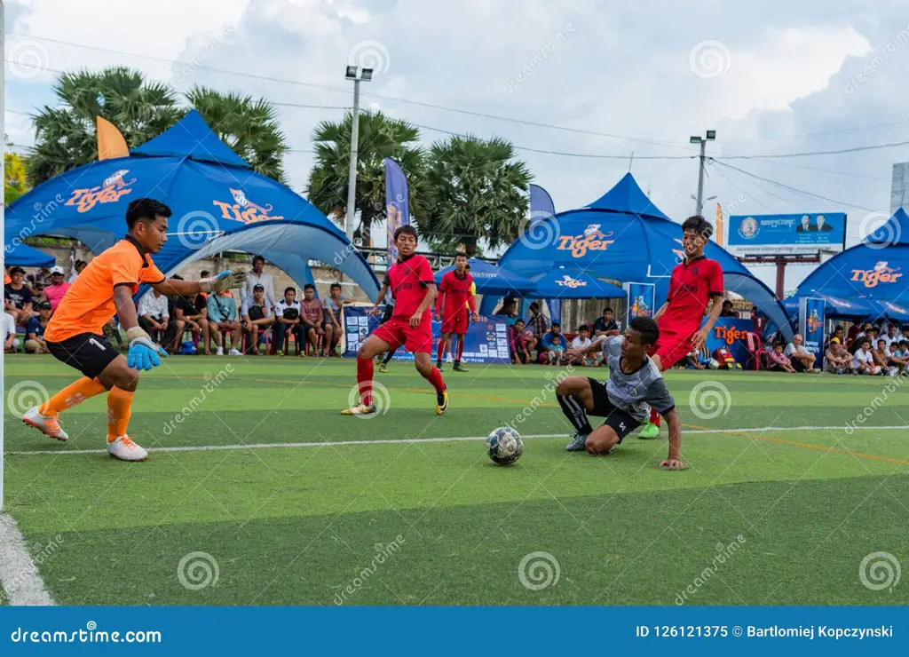 Potret pemain sepak bola Kamboja