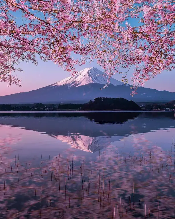 Pemandangan alam Jepang yang indah Pemandangan alam Jepang yang indah