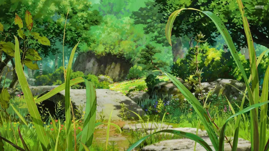 Gambar pemandangan anime yang indah