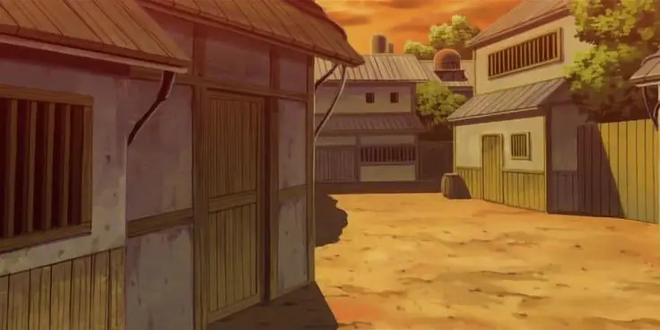 Gambar pemandangan alam yang indah dalam anime Boruto