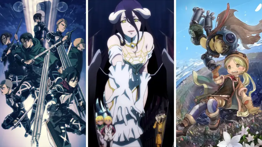 Gambar pemandangan anime fantasi gelap yang indah namun menyeramkan