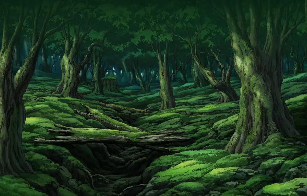 Pemandangan anime Nanatsu no Taizai Pemandangan indah dari anime Nanatsu no Taizai