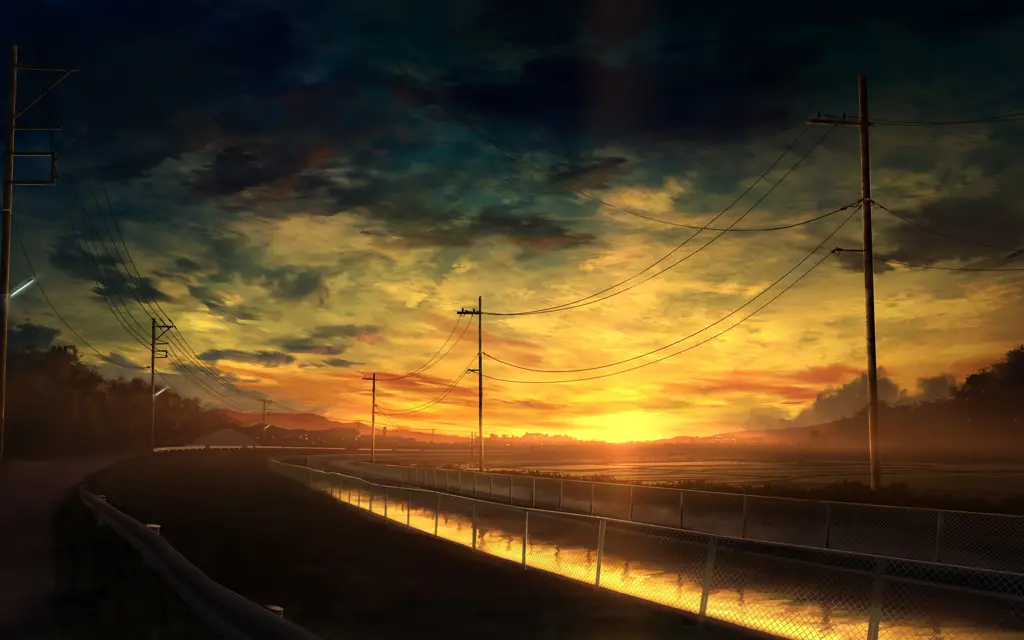 Pemandangan Anime yang Menakjubkan Pemandangan Anime yang Menakjubkan