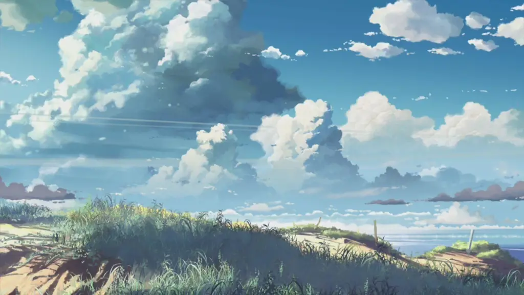 Pemandangan Anime Ilustrasi pemandangan anime