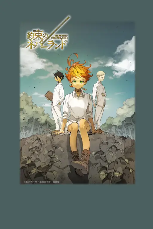 Gambar pemandangan di Yakusoku no Neverland