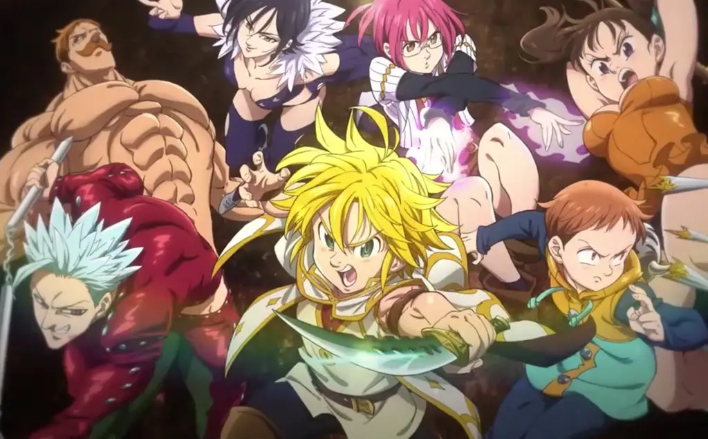 Gambar pemandangan dari anime Nanatsu no Taizai