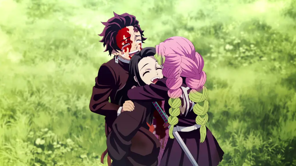 Pemandangan Desa di Demon Slayer Gambar latar desa di Demon Slayer