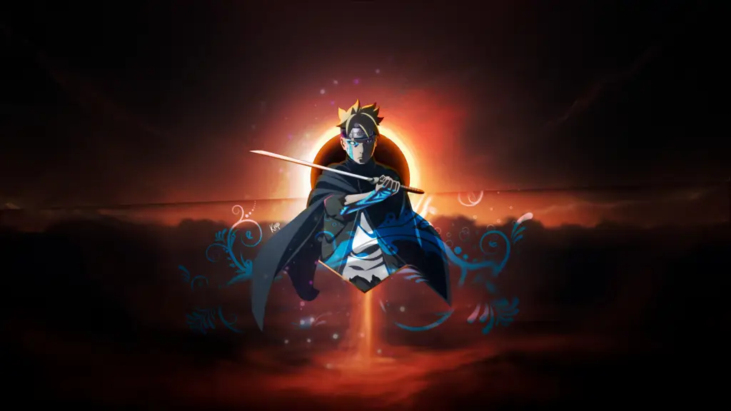Gambar pemandangan dalam anime Boruto