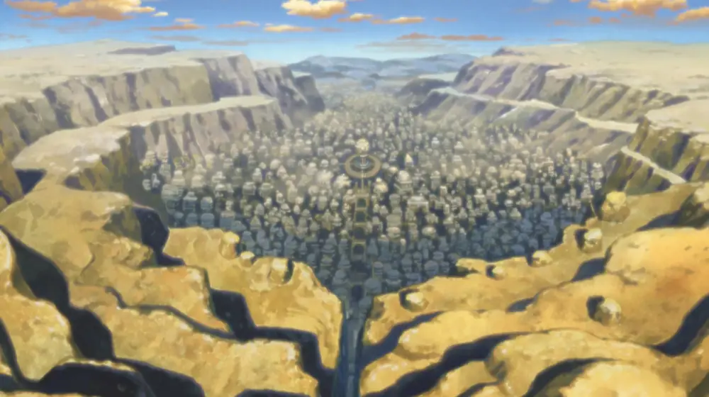 Pemandangan indah dalam anime Boruto