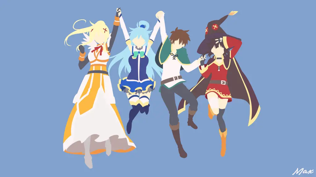 Pemandangan di dunia KonoSuba