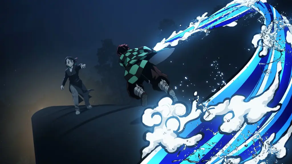 Pemandangan indah dari film Kimetsu no Yaiba: Mugen Train