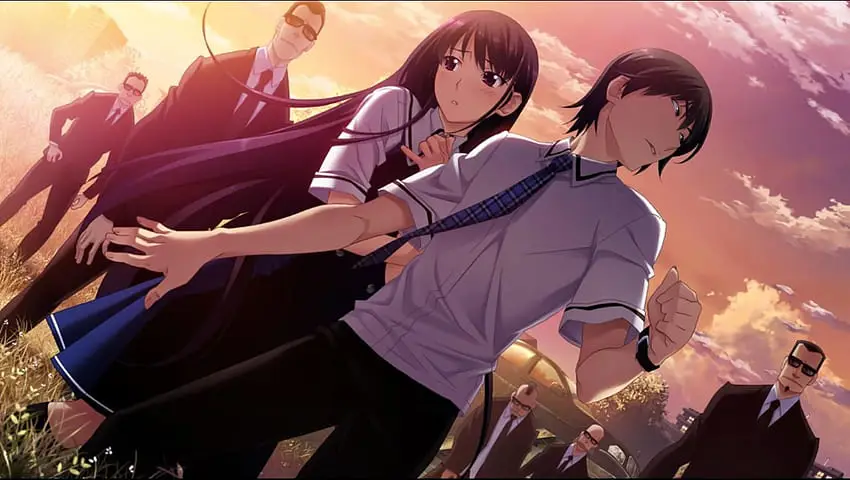 Gambar pemandangan dalam game Grisaia no Meikyuu