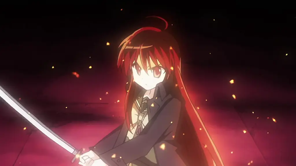 Gambar pemandangan dunia dalam anime Shakugan no Shana