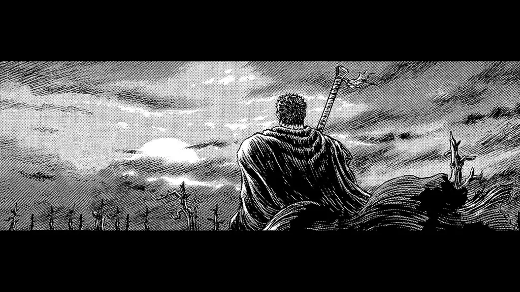 Gambar pemandangan dalam anime Berserk