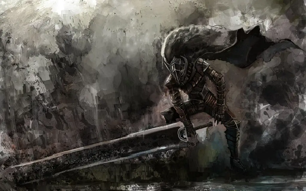 Gambar pemandangan dari anime Berserk