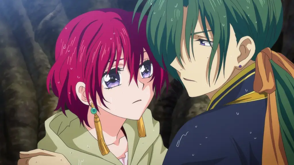 Gambar pemandangan indah dalam anime Akatsuki no Yona