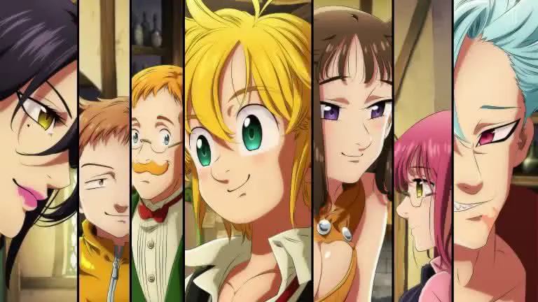 Pemandangan indah dalam dunia Nanatsu no Taizai Pemandangan dalam anime Nanatsu no Taizai