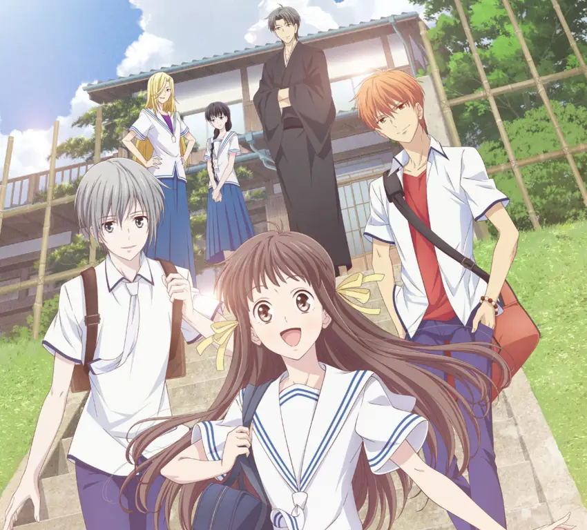 Gambar pemandangan indah dalam anime Fruits Basket