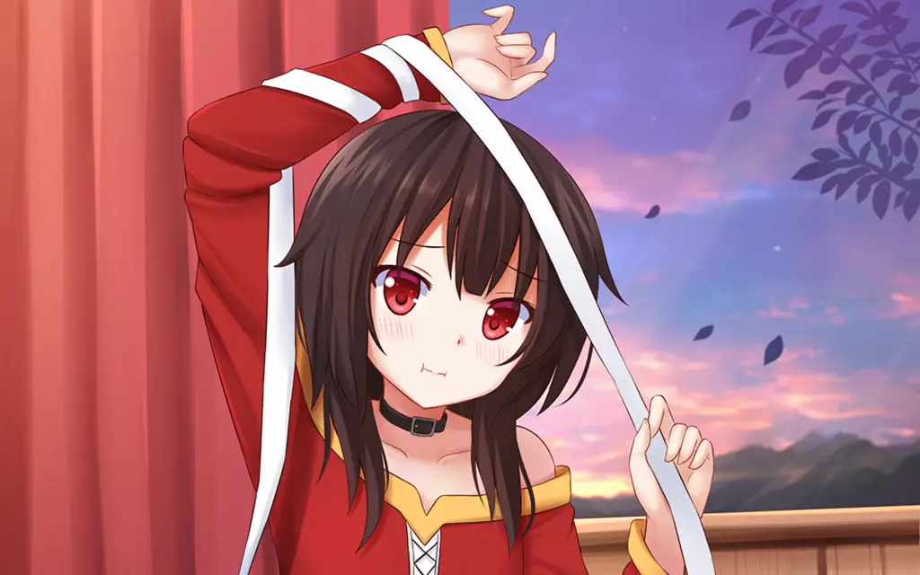 Pemandangan indah dari dunia fantasi Konosuba Gambar pemandangan di dunia fantasi Konosuba