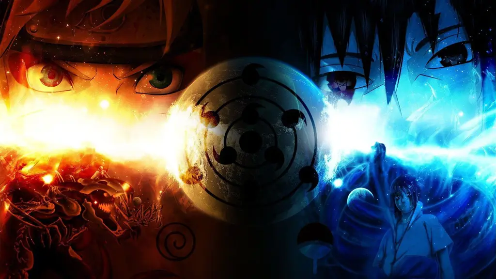 Gambar pemandangan khas di dunia Naruto