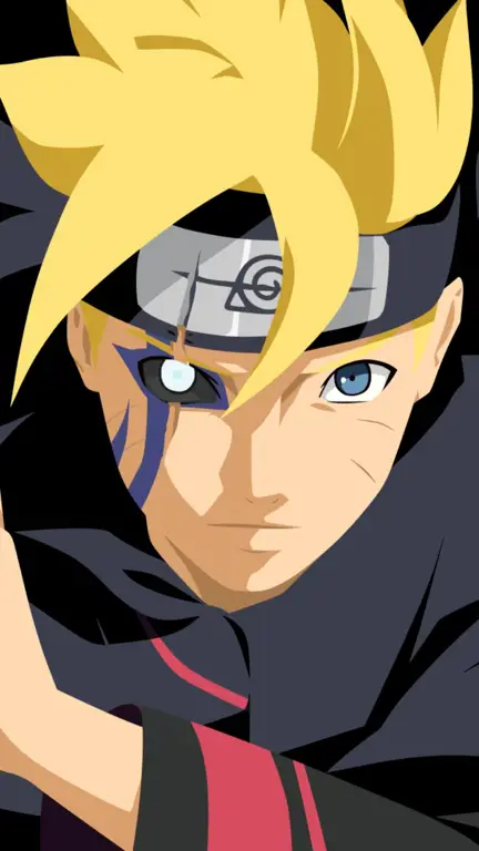 Gambar pemandangan dari serial anime Boruto