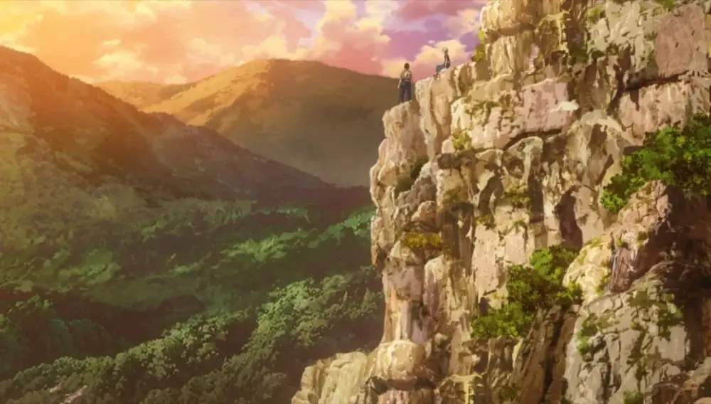 Gambar pemandangan alam dari anime Dr. Stone