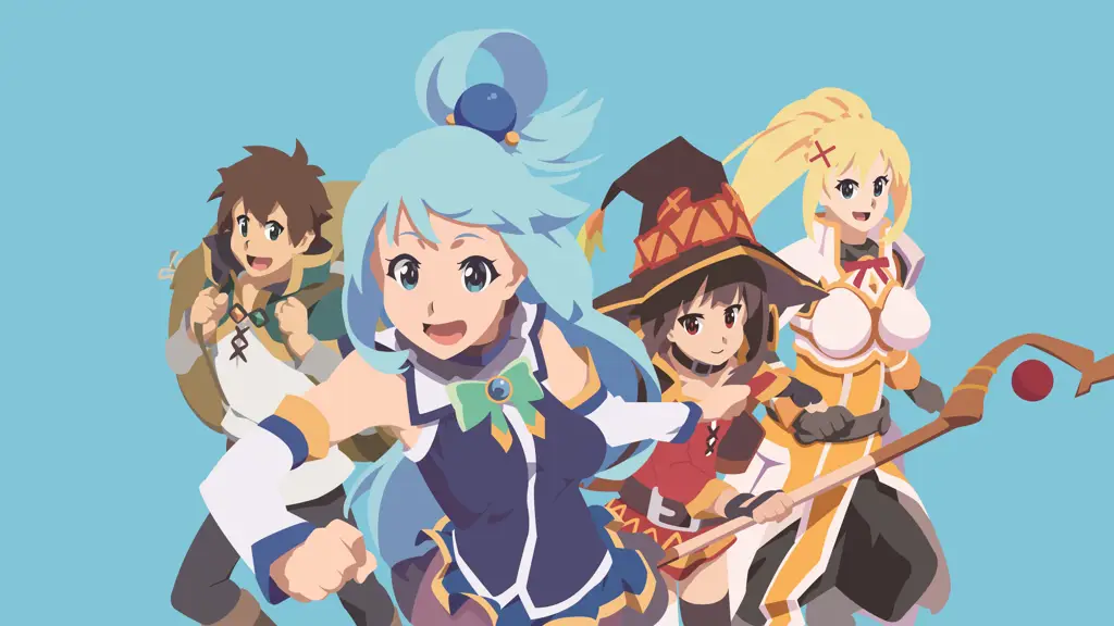 Gambar pemandangan di anime Konosuba