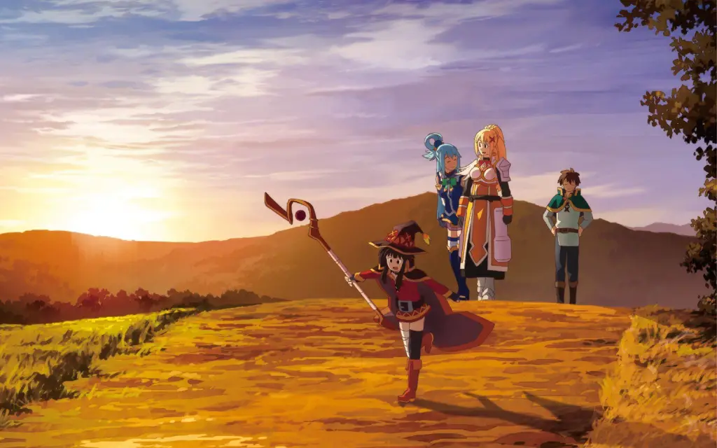 Gambar pemandangan anime Konosuba