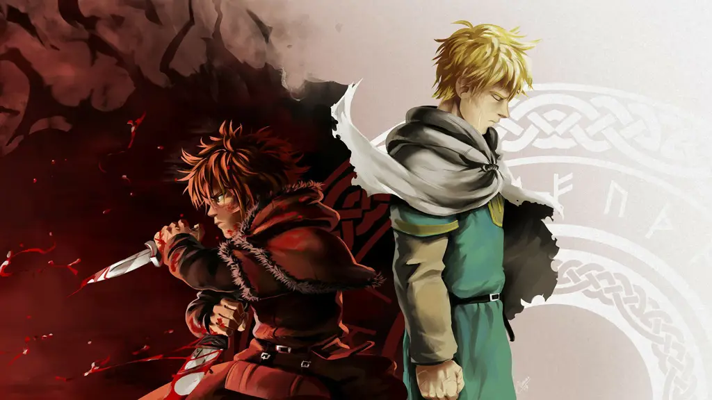 Gambar pemandangan dari anime Vinland Saga