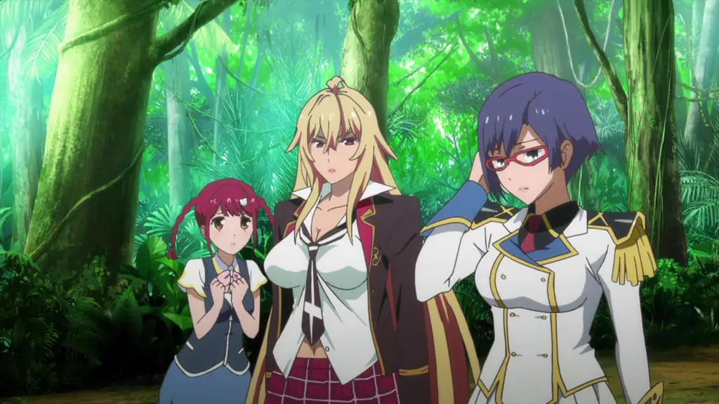 Gambar pemandangan di anime Valkyrie Drive