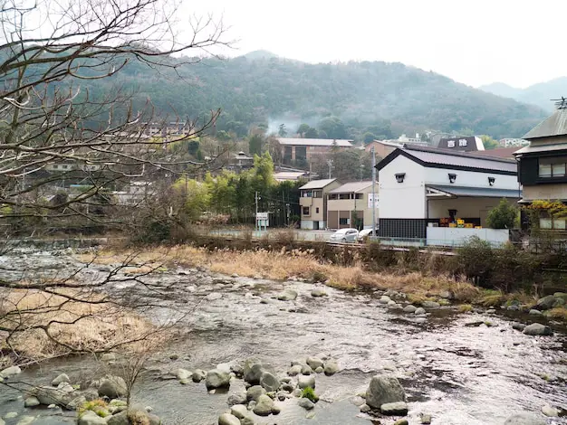 Pemandangan pedesaan Jepang