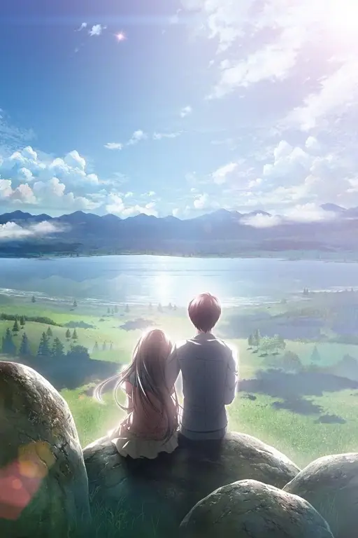 Pemandangan anime romantis