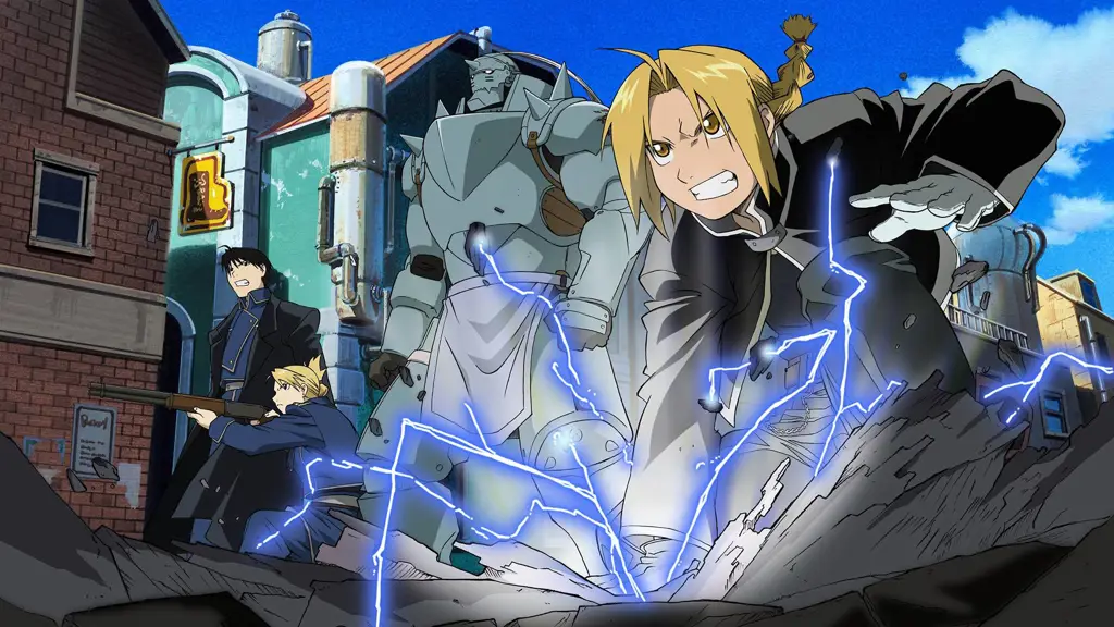 Gambar pemandangan Amestris di Fullmetal Alchemist Brotherhood