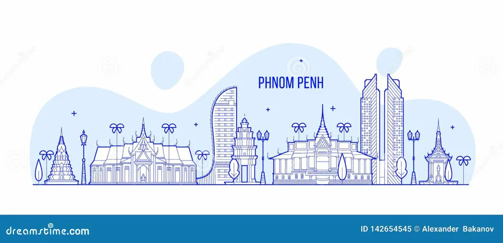 Penampakan Kota Phnom Penh