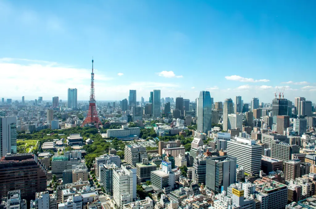 Gambar pemandangan kota Tokyo