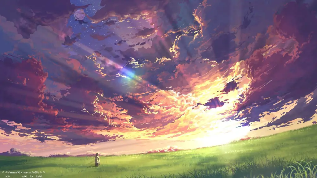 Langit senja anime hd