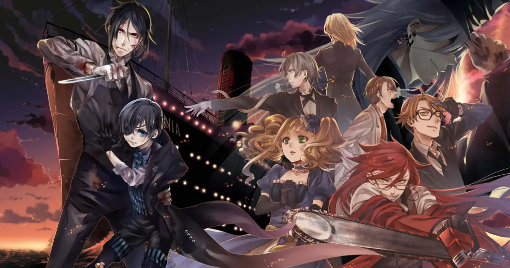 Pemandangan di dalam film Black Butler Book of the Atlantic